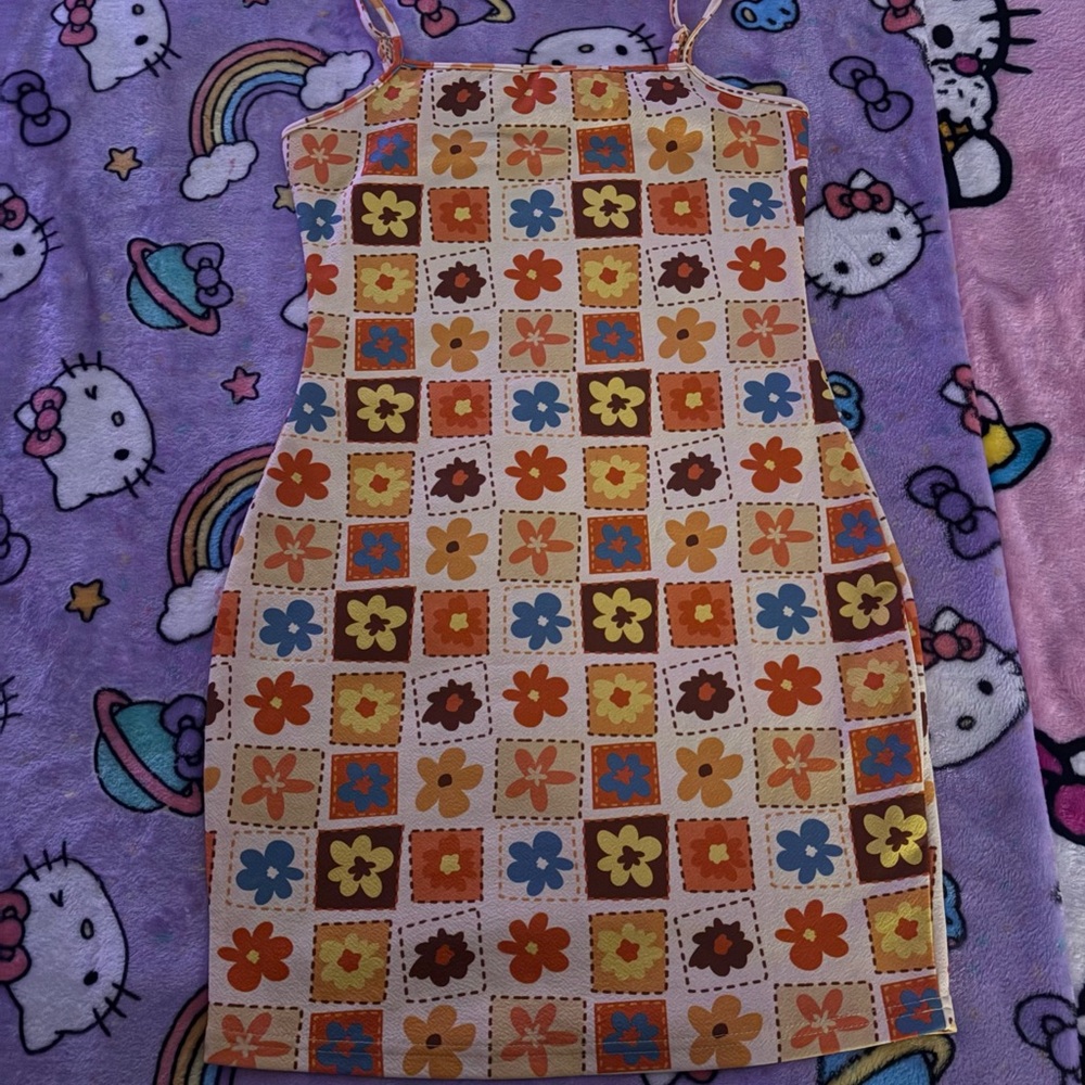 Floral Patchwork Women’s Dress